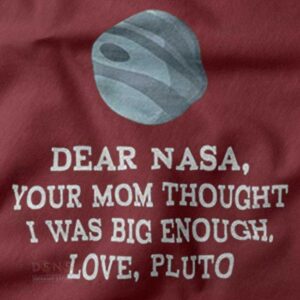 Sarcastic Space Joke Tee with Dear NASA Your Mom Text