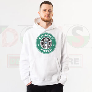 Star Coffee Sci-Fi Parody Hoodie with Funny Coffee Graphic