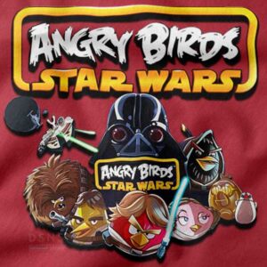 Star Wars mashup Angry Birds tee for gamers and fans