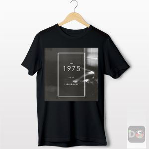 Tshirt Black The 1975 Facedown Album Cover