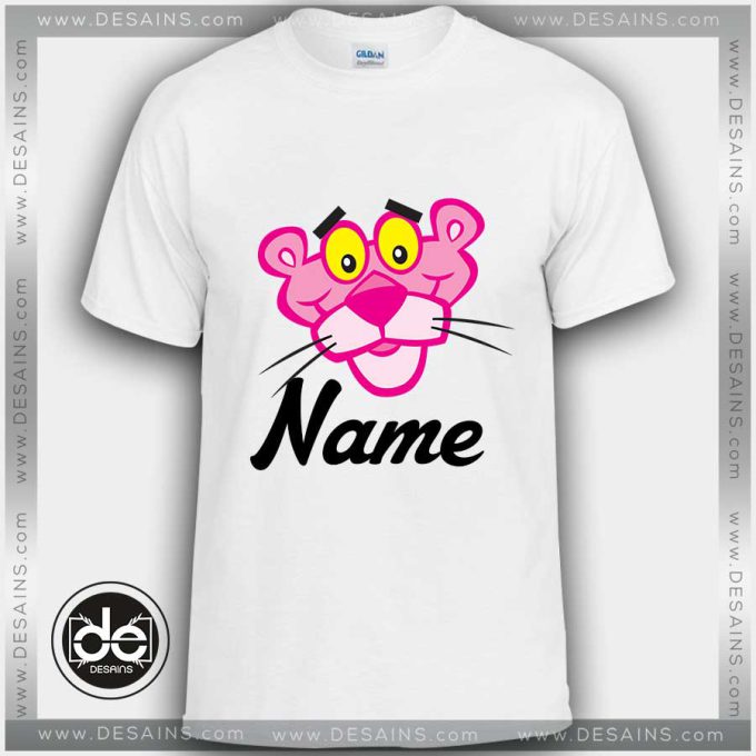 Buy Tshirt Pink Panther Cartoon Tshirt Kids and Adult Tshirt Custom White