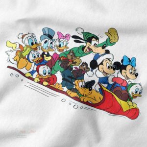 Disney Family Cartoon Character T-Shirt with classic animation print