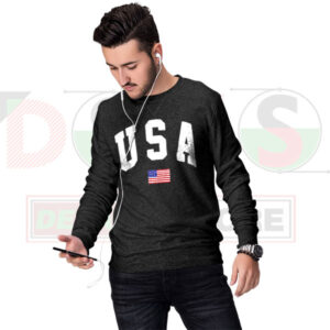USA American Flag Independence Day Sweatshirt Graphic