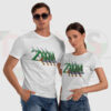 Zelda Four Swords Adventures T-Shirt featuring four Links design