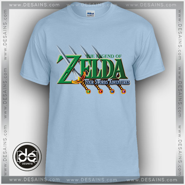 Tshirt Zelda Four Swords Adventures Tshirt Kids Youth and Adult Tshirt Custom