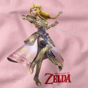Zelda Princess Rapier Nintendo graphic closeup t-shirt for gamers