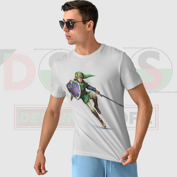 Zelda Twilight Princess Link graphic t-shirt - for gamers