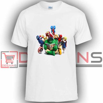 Buy Tshirt Lego Marvel Superhero Tshirt Kids and Adult Tshirt Custom