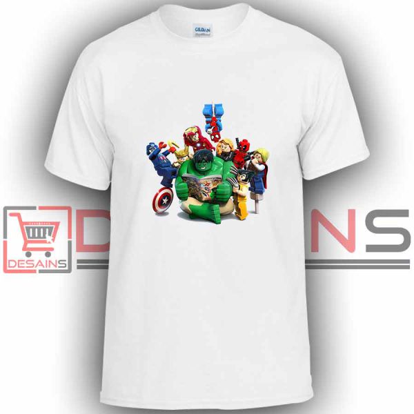 Buy Tshirt Lego Marvel Superhero Tshirt Kids and Adult Tshirt Custom