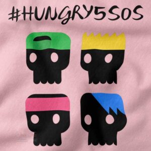 5 Seconds of Summer band hoodie hungry meme design”