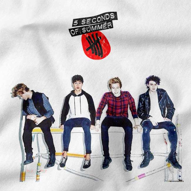 5SOS music merch sweatshirt streetwear style
