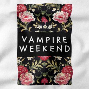 Aesthetic band tee with flowers inspired by Vampire Weekend