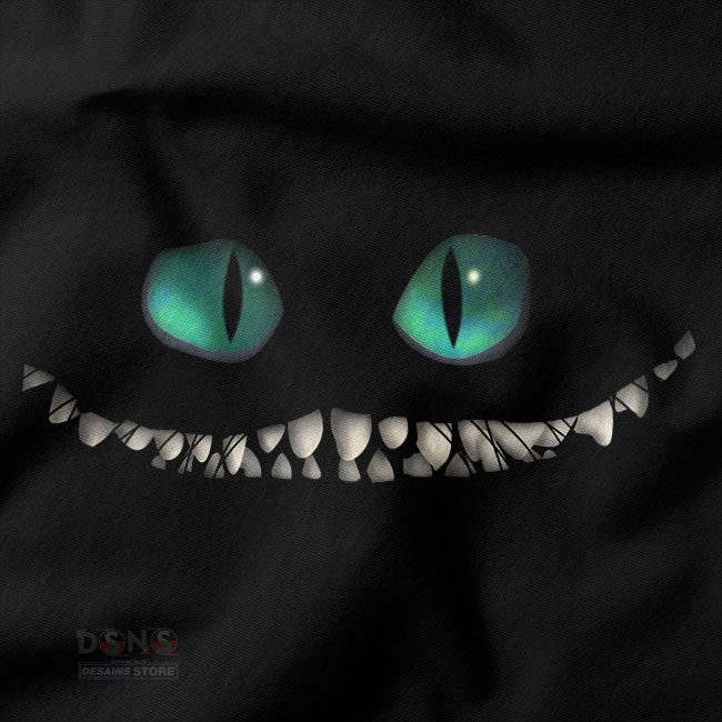 Alice in Wonderland Cheshire Cat fan tee fantasy style