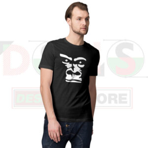 Angry Gorilla Face Graphic T-Shirt Streetwear Design