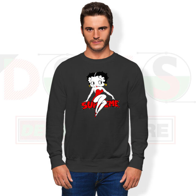 Betty Boop Cartoon Sweatshirt