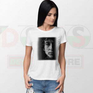 Bob Dylan poster face graphic T-shirt