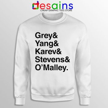 Buy Sweatshirt Greys Anatomy Characters TV Show