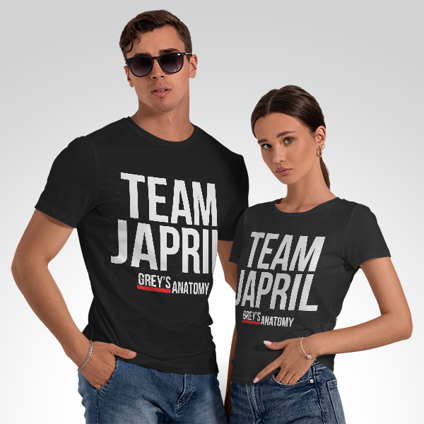 Buy Tshirt Greys Anatomy Team Japril TV Show