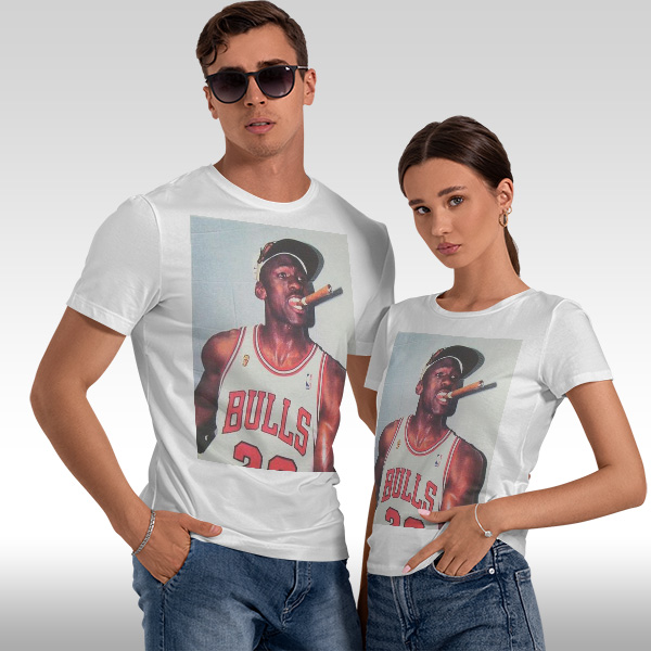 Michael Jordan Smoking Cigar T Shirt