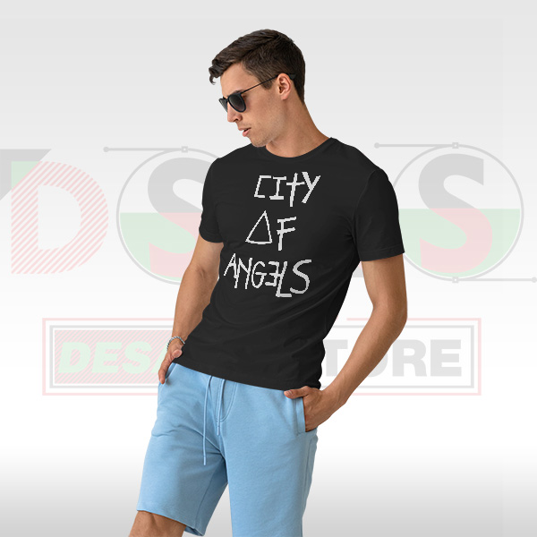 City of Angels Thirty Seconds to Mars graphic T-shirt