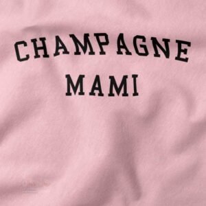 Confident Champagne Mami statement tee casual style