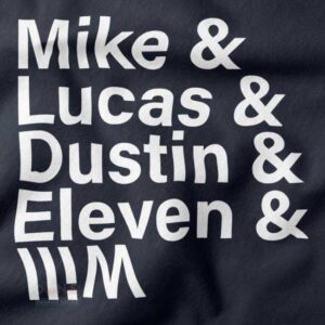 Core Four Stranger Things character graphic sweatshirt