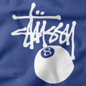 Cozy graphic sweater featuring large 8-ball design”