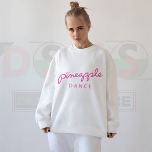 Cute dancing pineapple logo sweatshirt graphic