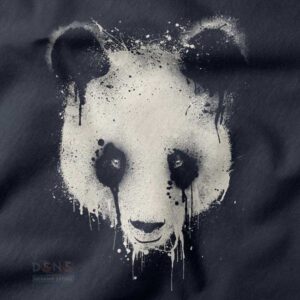 Cute panda streetwear graphic tee