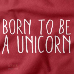 Cute unicorn quote T-shirt streetwear style