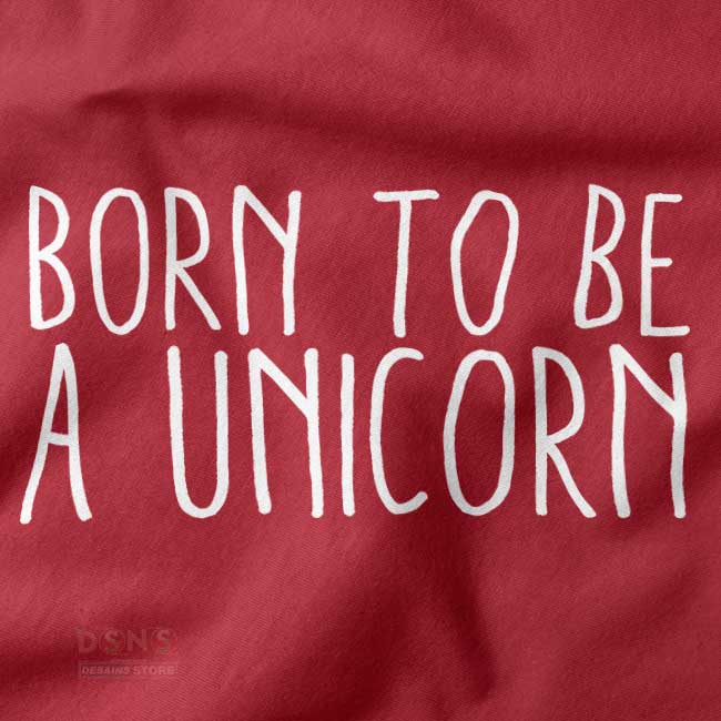 Cute unicorn quote T-shirt streetwear style