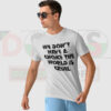 Dark aesthetic quote tshirt reading The World Is Cruel