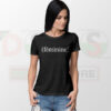 Féminine Jessie J lyric graphic t-shirt pop music style
