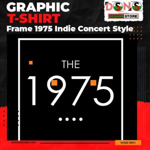 Frame 1975 Logo Indie Concert Graphic T-Shirt