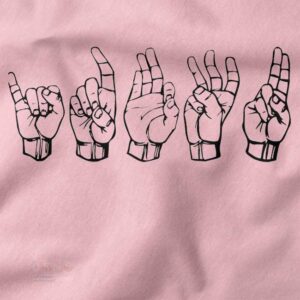 Funny IDFWU hand sign tee unisex streetwear S–3XL
