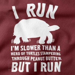 Funny running quote graphic tee