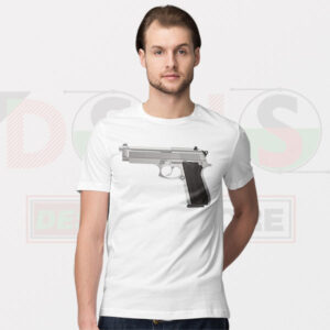 Futuristic sci-fi weapon concept graphic t-shirt