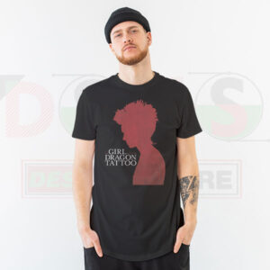 Girl with the Dragon Tattoo movie graphic T-shirt