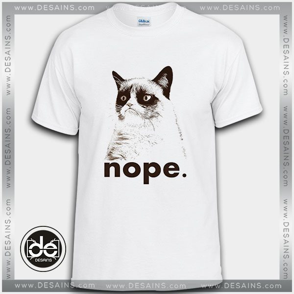 Buy Tshirt Grumpy Cat Nope Tshirt Womens Tshirt Mens Tees Size S-3XL