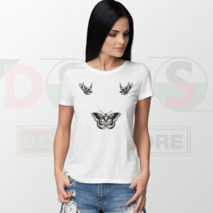 Harry Styles butterfly tattoo graphic t-shirt design