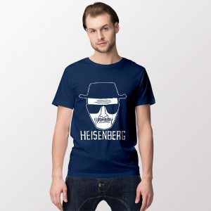 Heisenberg Walter White Tribute Navy T-Shirt Breaking Bad
