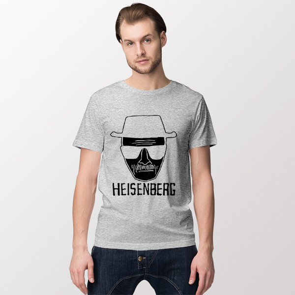 Heisenberg Walter White Tribute Sport Grey T-Shirt Breaking Bad
