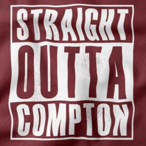 Hip-hop inspired Straight Outta Compton tee for men and women”
