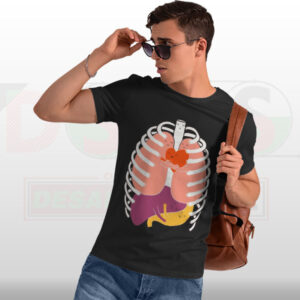 Hugs Keep Us Alive anatomy art T-shirt