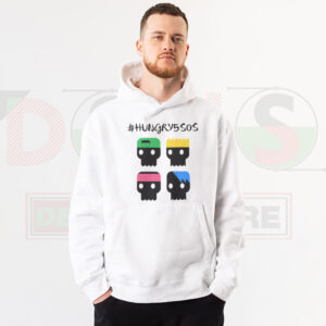 Hungry 5SOS concert hoodie with funny graphic