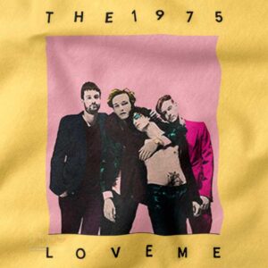 Indie-pop band tee inspired by The 1975 Love Me era