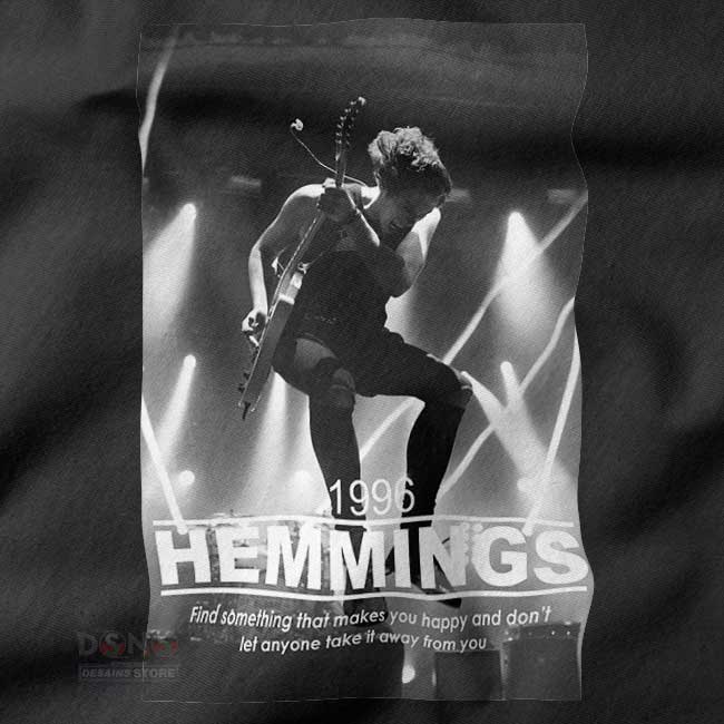 Luke Hemmings live performance pop rock T-shirt design