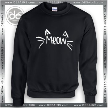 Buy Sweatshirt Meow Cat Sweater Womens Sweater Mens