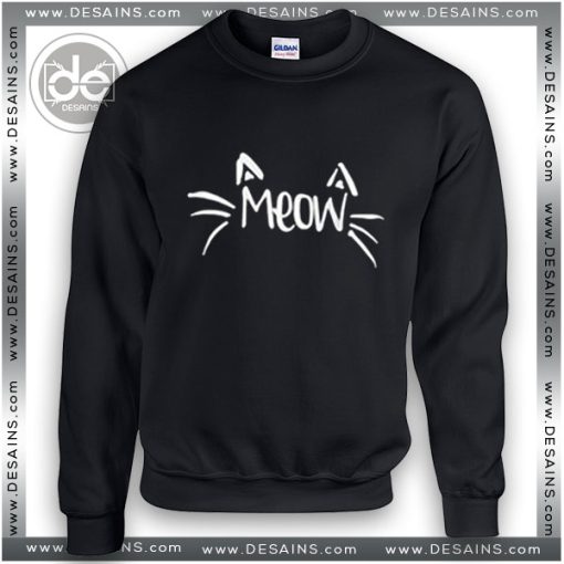 Meow Chicka Meow Meow Cropped Hooded Sweatshirt