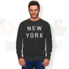 New York City sweatshirt with minimalist NYC streetwear design